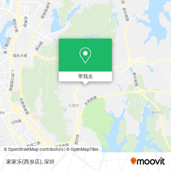 家家乐(西乡店)地图