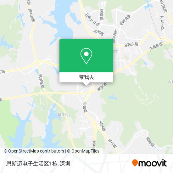 恩斯迈电子生活区1栋地图