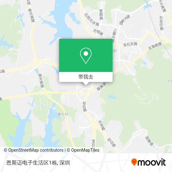 恩斯迈电子生活区1栋地图