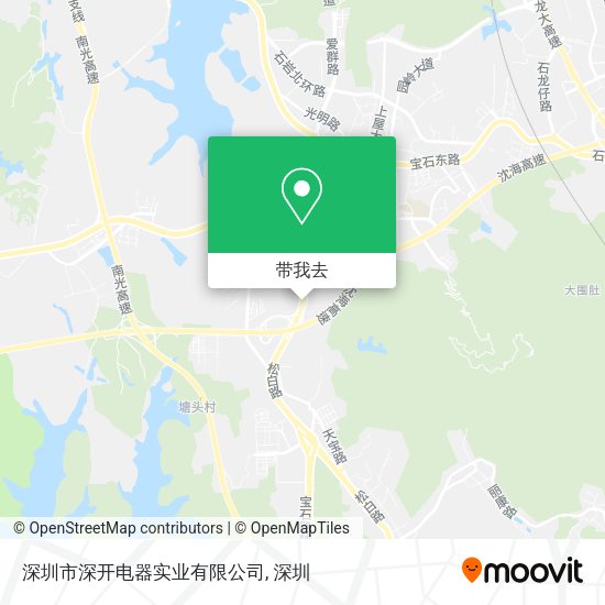 深圳市深开电器实业有限公司地图