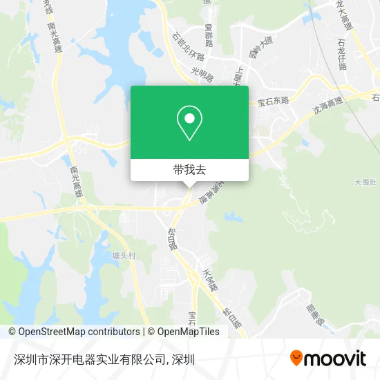深圳市深开电器实业有限公司地图