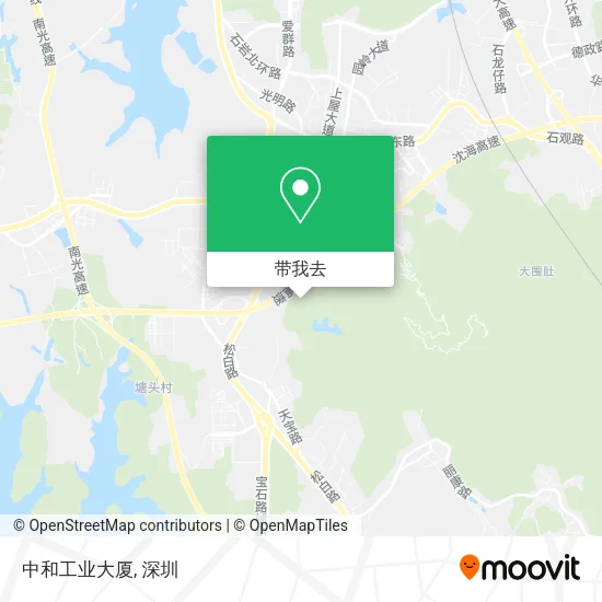 中和工业大厦地图