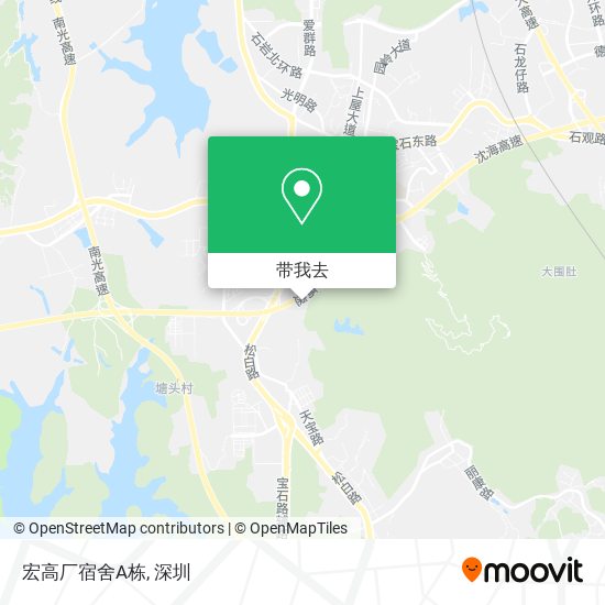 宏高厂宿舍A栋地图
