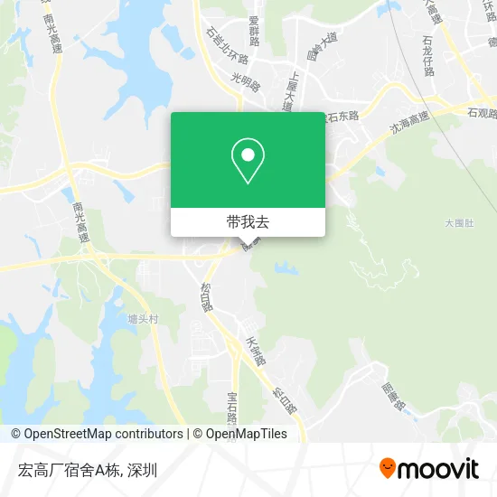 宏高厂宿舍A栋地图