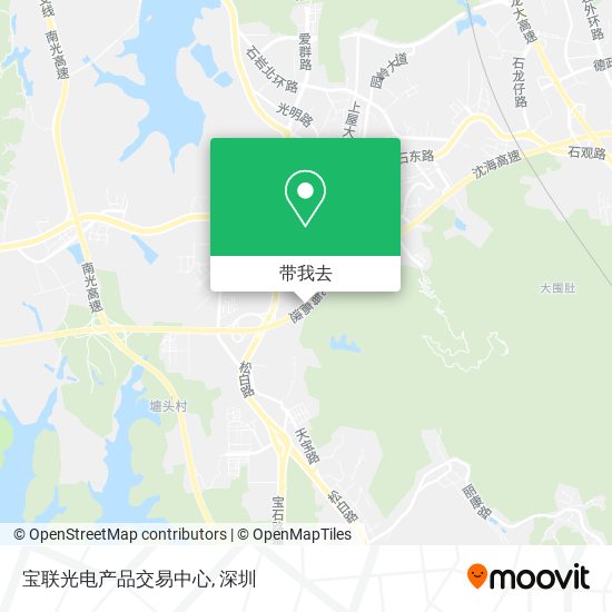 宝联光电产品交易中心地图