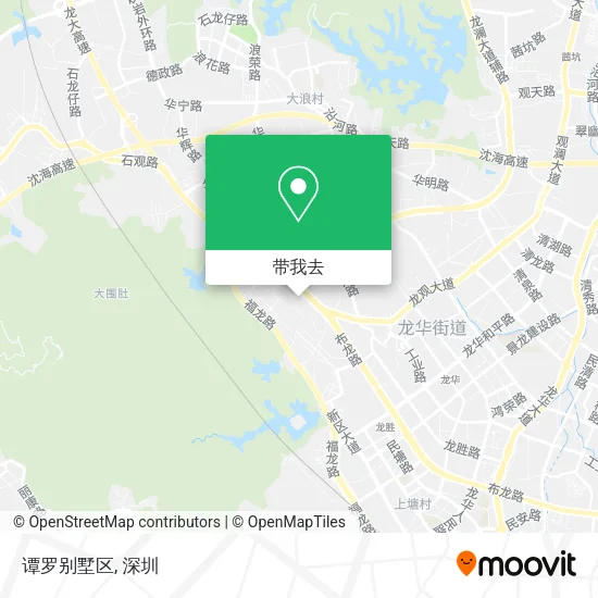 谭罗别墅区地图