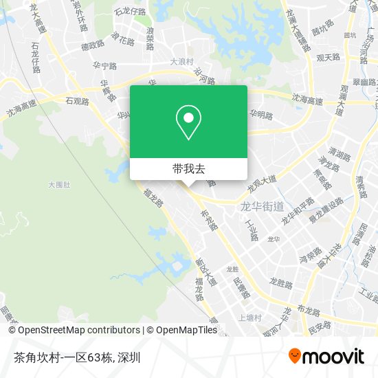 茶角坎村-一区63栋地图
