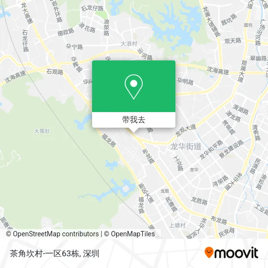 茶角坎村-一区63栋地图