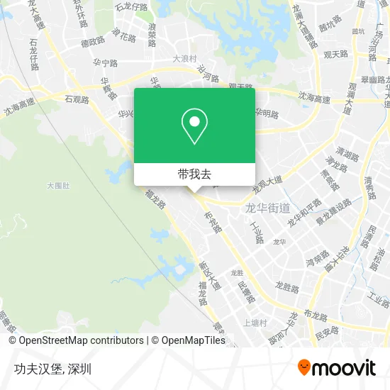 功夫汉堡地图