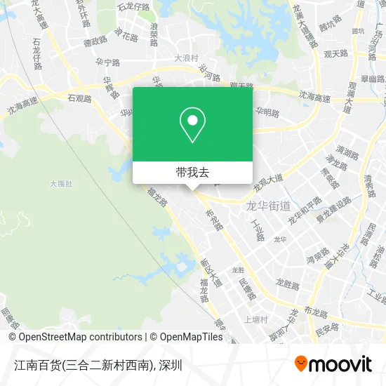 江南百货(三合二新村西南)地图
