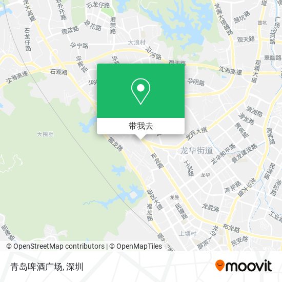 青岛啤酒广场地图