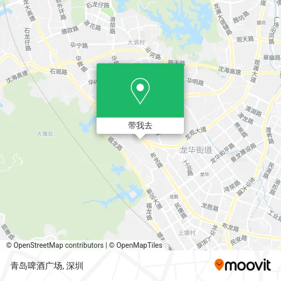 青岛啤酒广场地图