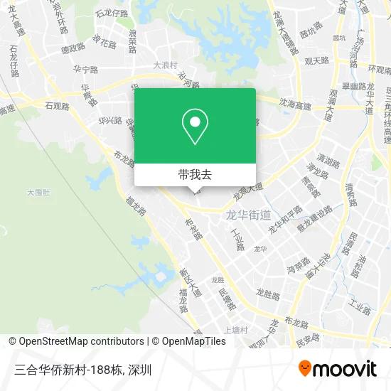 三合华侨新村-188栋地图