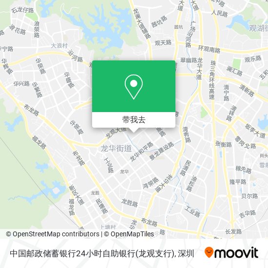 中国邮政储蓄银行24小时自助银行(龙观支行)地图