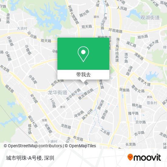 城市明珠-A号楼地图