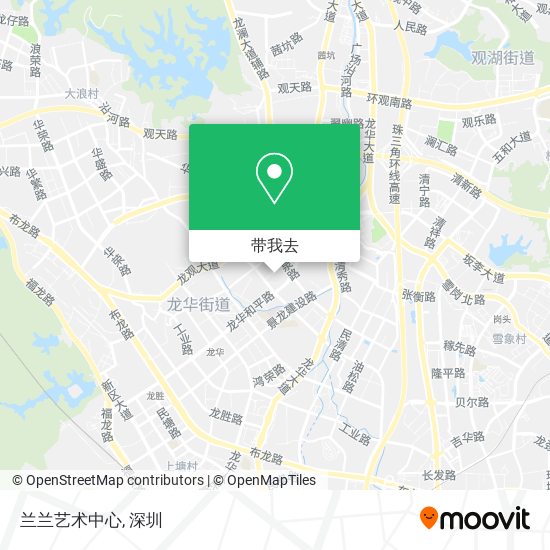 兰兰艺术中心地图