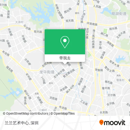 兰兰艺术中心地图