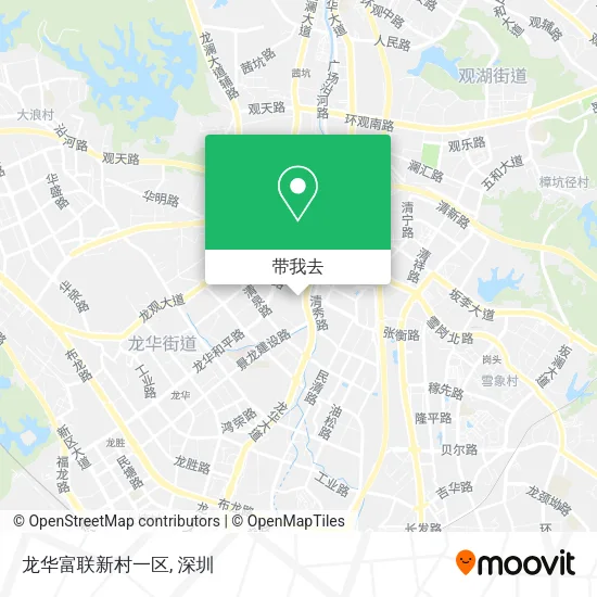 龙华富联新村一区地图