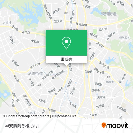 华安腾商务楼地图