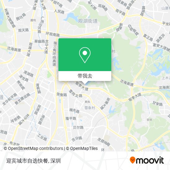 迎宾城市自选快餐地图