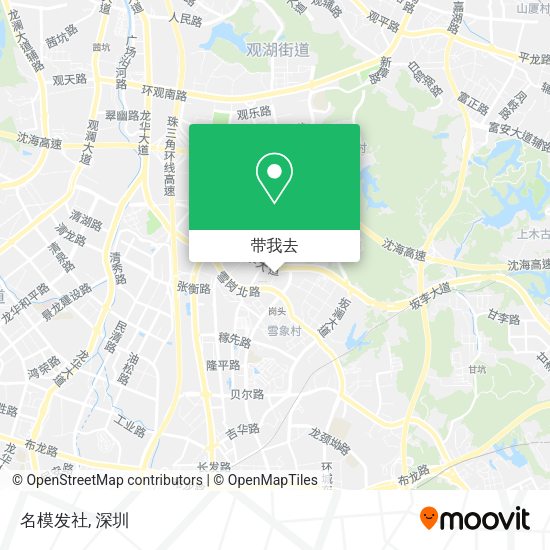 名模发社地图