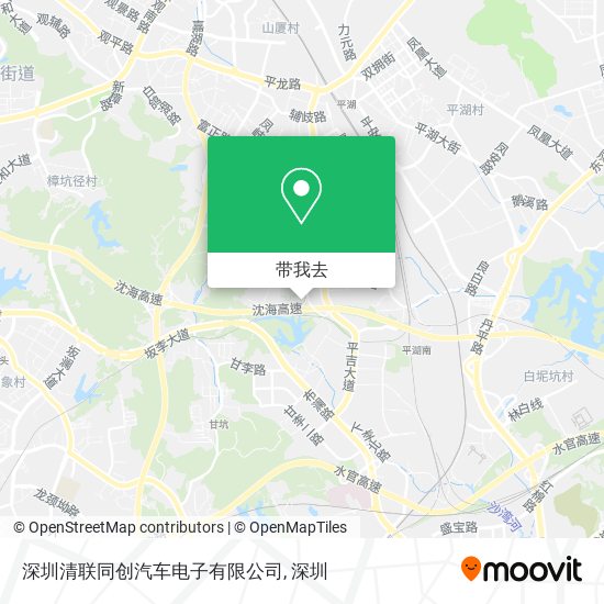 深圳清联同创汽车电子有限公司地图