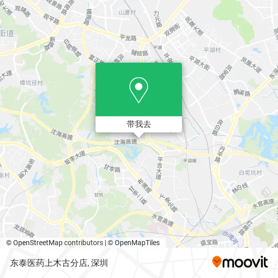 东泰医药上木古分店地图
