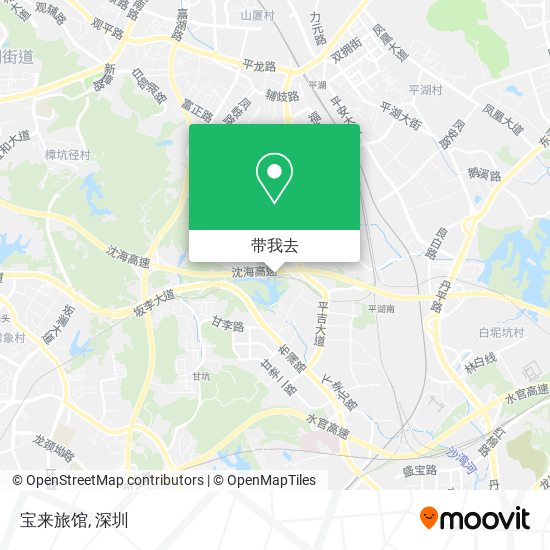 宝来旅馆地图