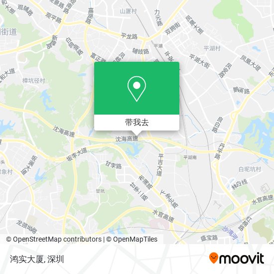 鸿实大厦地图