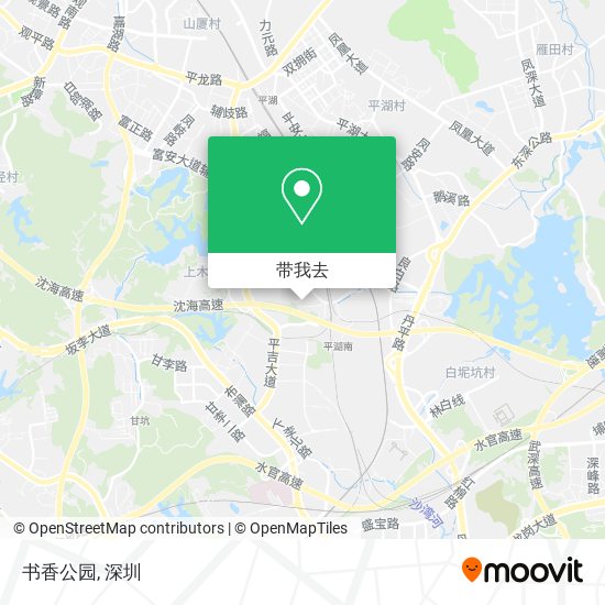 书香公园地图