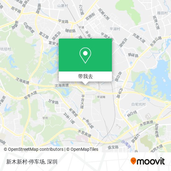 新木新村-停车场地图