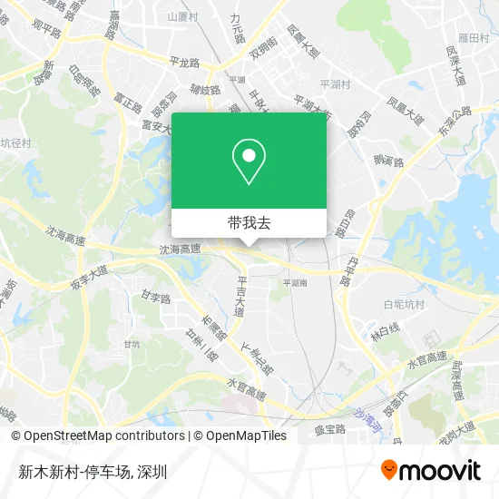 新木新村-停车场地图