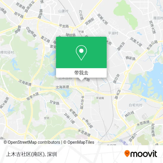 上木古社区(南区)地图