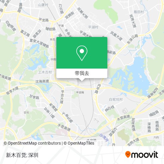 新木百货地图