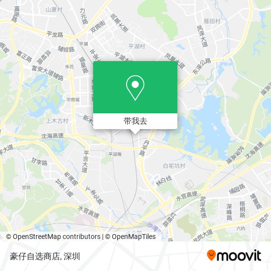 豪仔自选商店地图