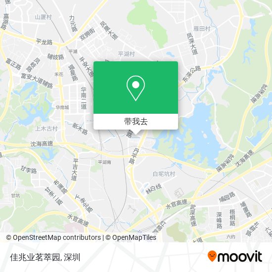 佳兆业茗萃园地图