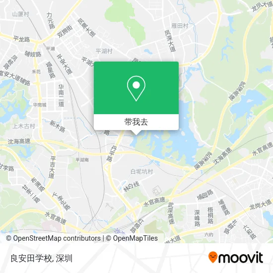 良安田学校地图