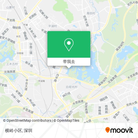 横岭小区地图