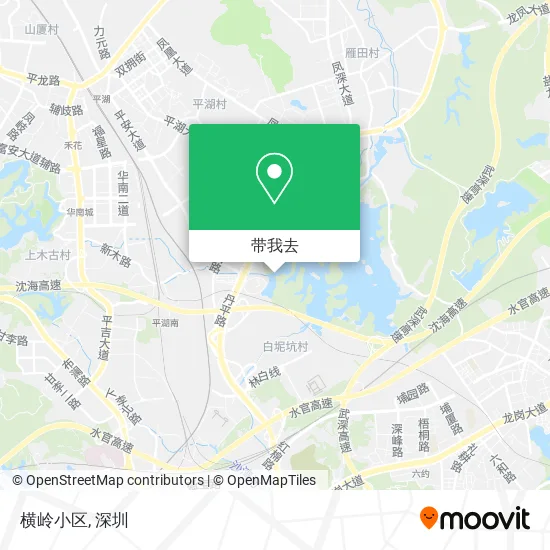 横岭小区地图
