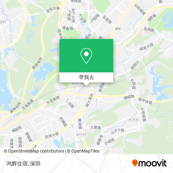 鸿辉住宿地图