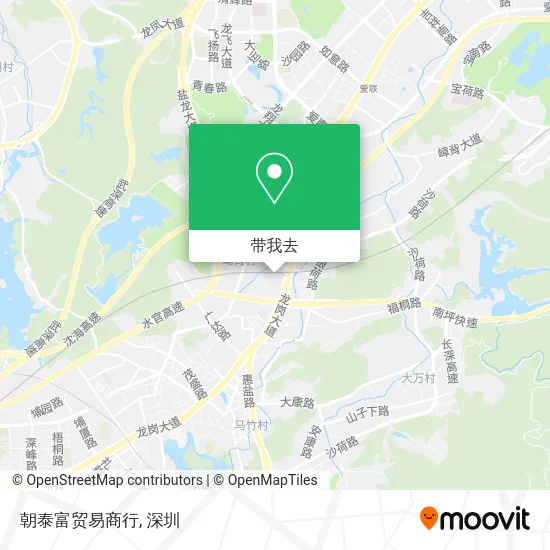朝泰富贸易商行地图