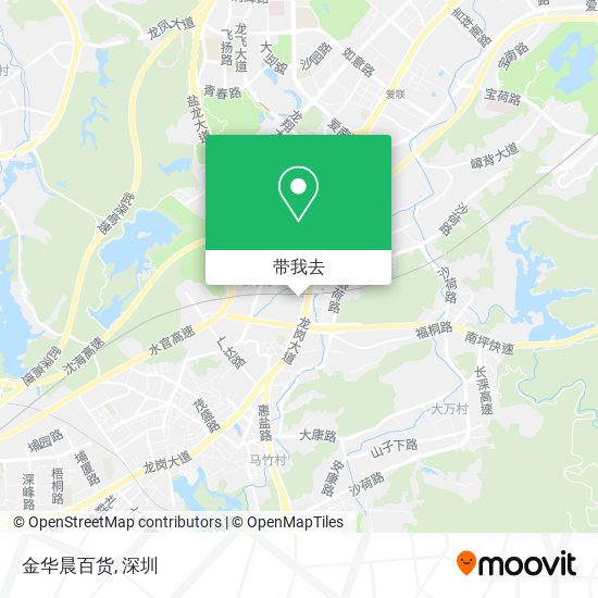 金华晨百货地图