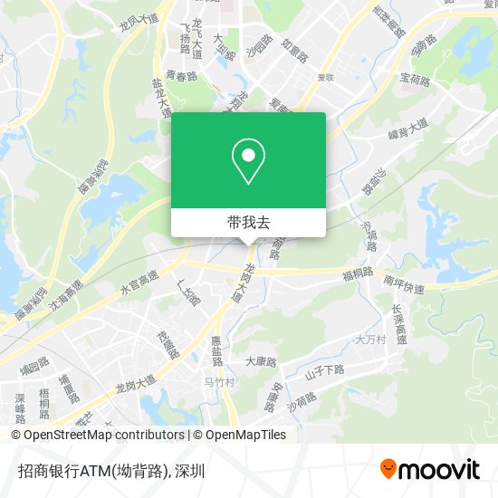 招商银行ATM(坳背路)地图