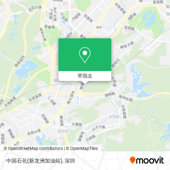 中国石化(新龙洲加油站)地图