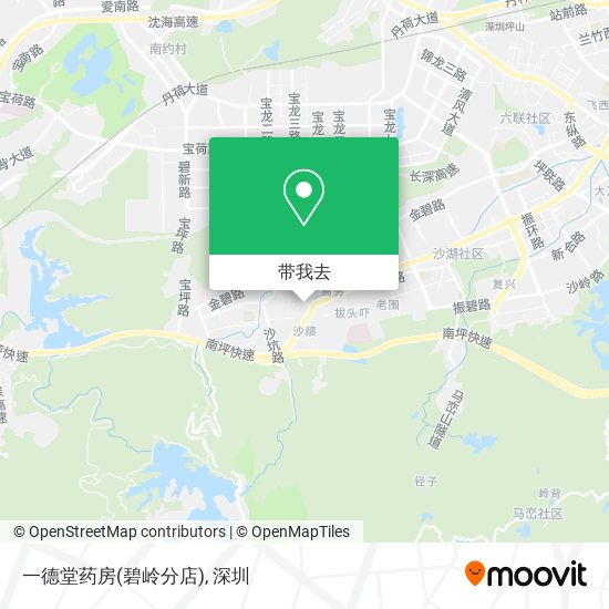 一德堂药房(碧岭分店)地图