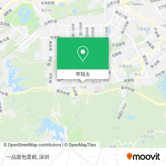 一品面包蛋糕地图