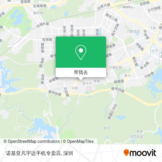诺基亚凡宇达手机专卖店地图