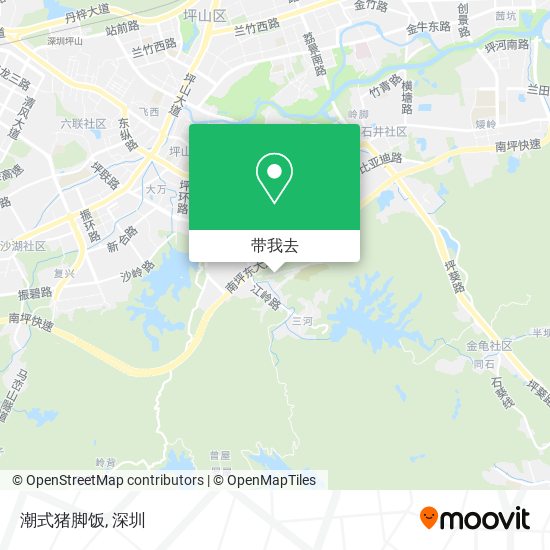 潮式猪脚饭地图