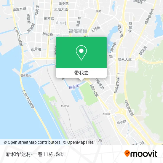 新和华达村-一巷11栋地图