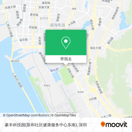 豪丰科技园(新和社区健康服务中心东南)地图